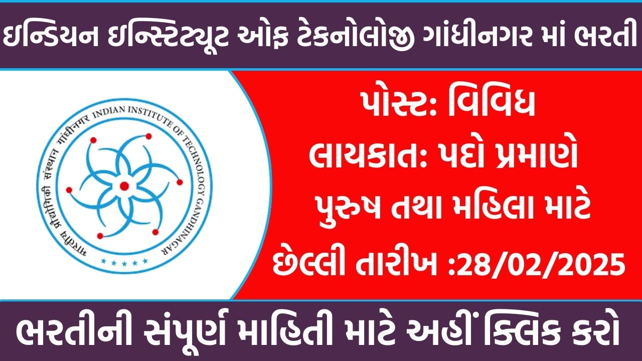 IIT Gandhinagar Recruitment 2025